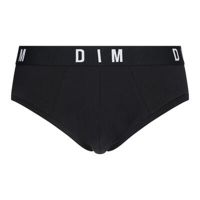 DIM Originals men's modal cotton briefs in black, , DIM