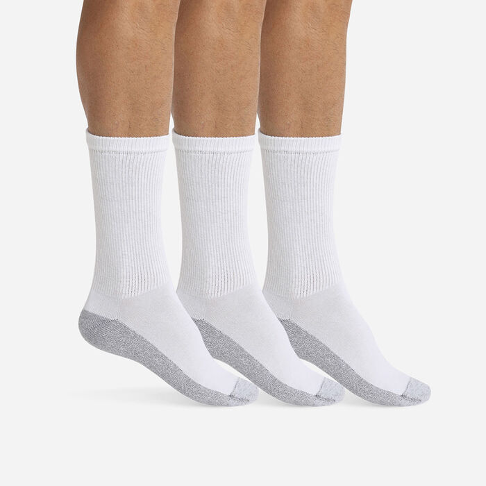 Lote de 3 calcetines de deporte blancos EcoDIM para hombre, , DIM