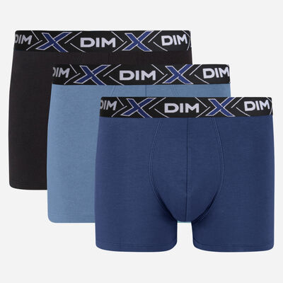Pack de 3 bóxers azules de algodón X-Temp , , DIM