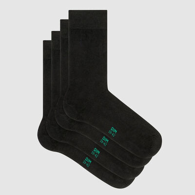 Pack de 2 pares de calcetines para hombre lyocell antracita Green by Dim, , DIM