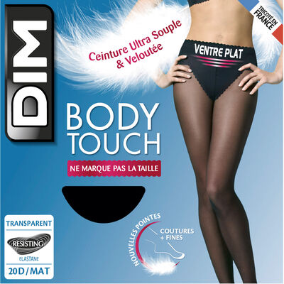 Panti negro Body Touch vientre plano 20D, , DIM