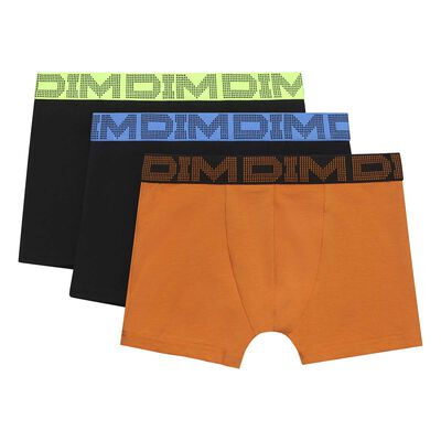 Pack de 3 boxers de niño de algodón elástico Renard Mix & Color, , DIM