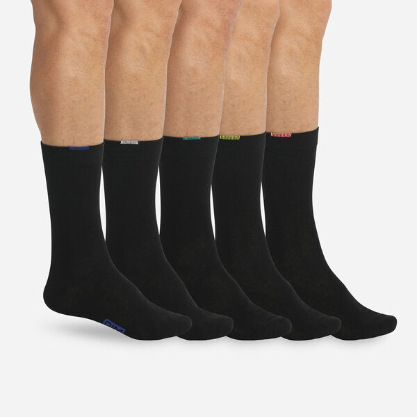 recoger Cerebro Filosófico Lote de 5 pares de calcetines negros EcoDIM para hombre