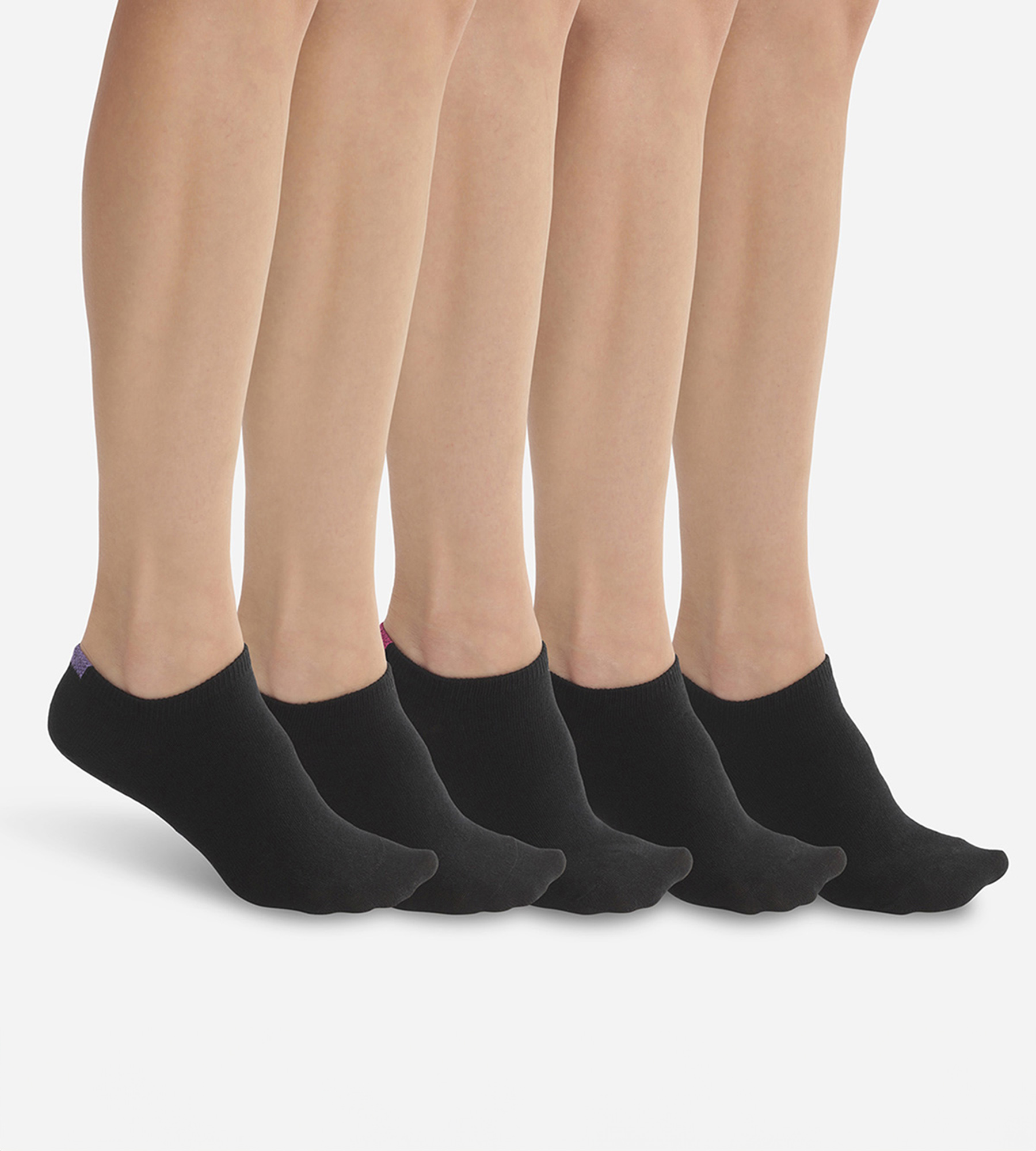 Pack de calcetines bajos de mujer negros marcas colores EcoDimPack