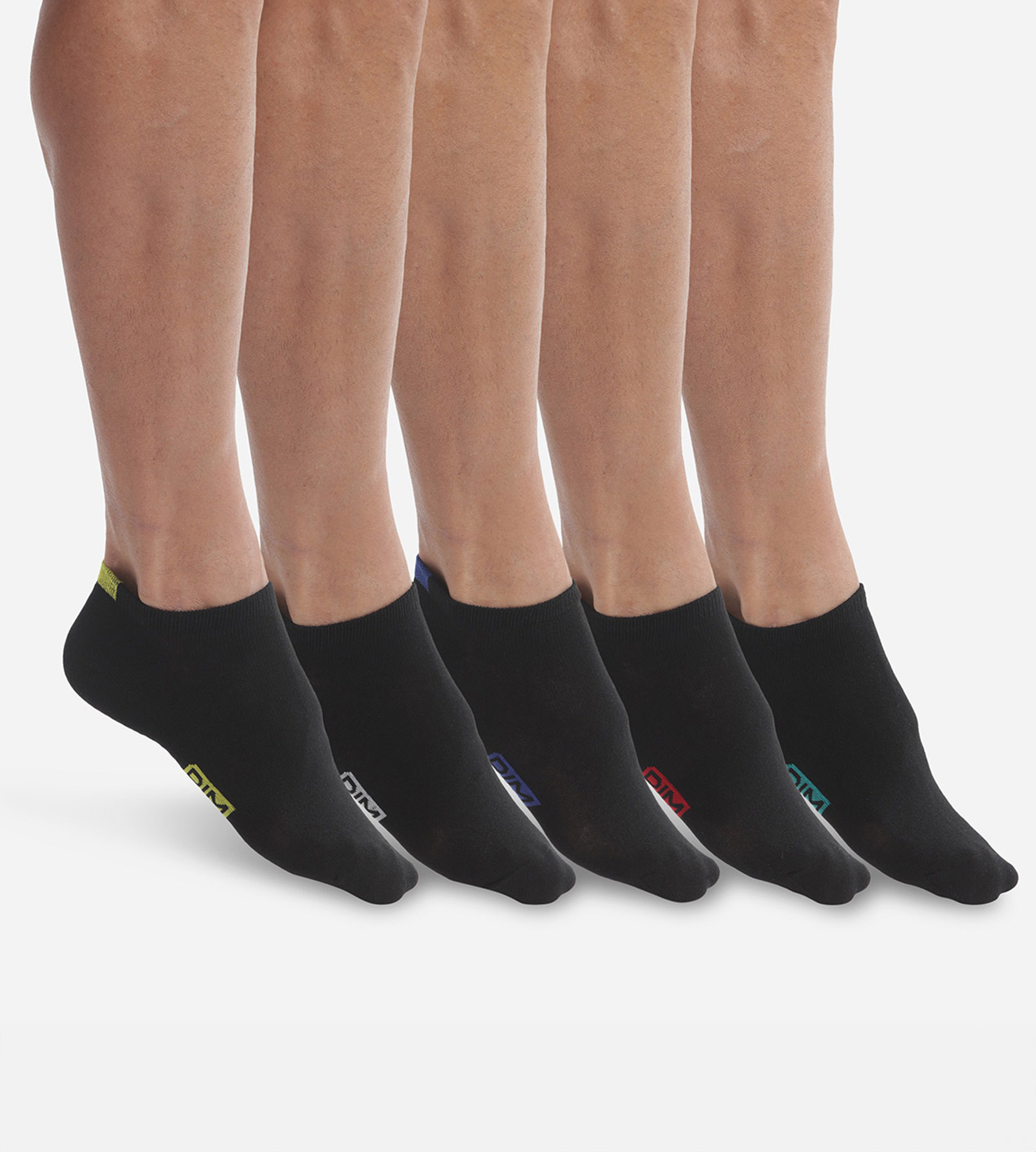 Pack de 5 pares de calcetines para botas negros para hombre de