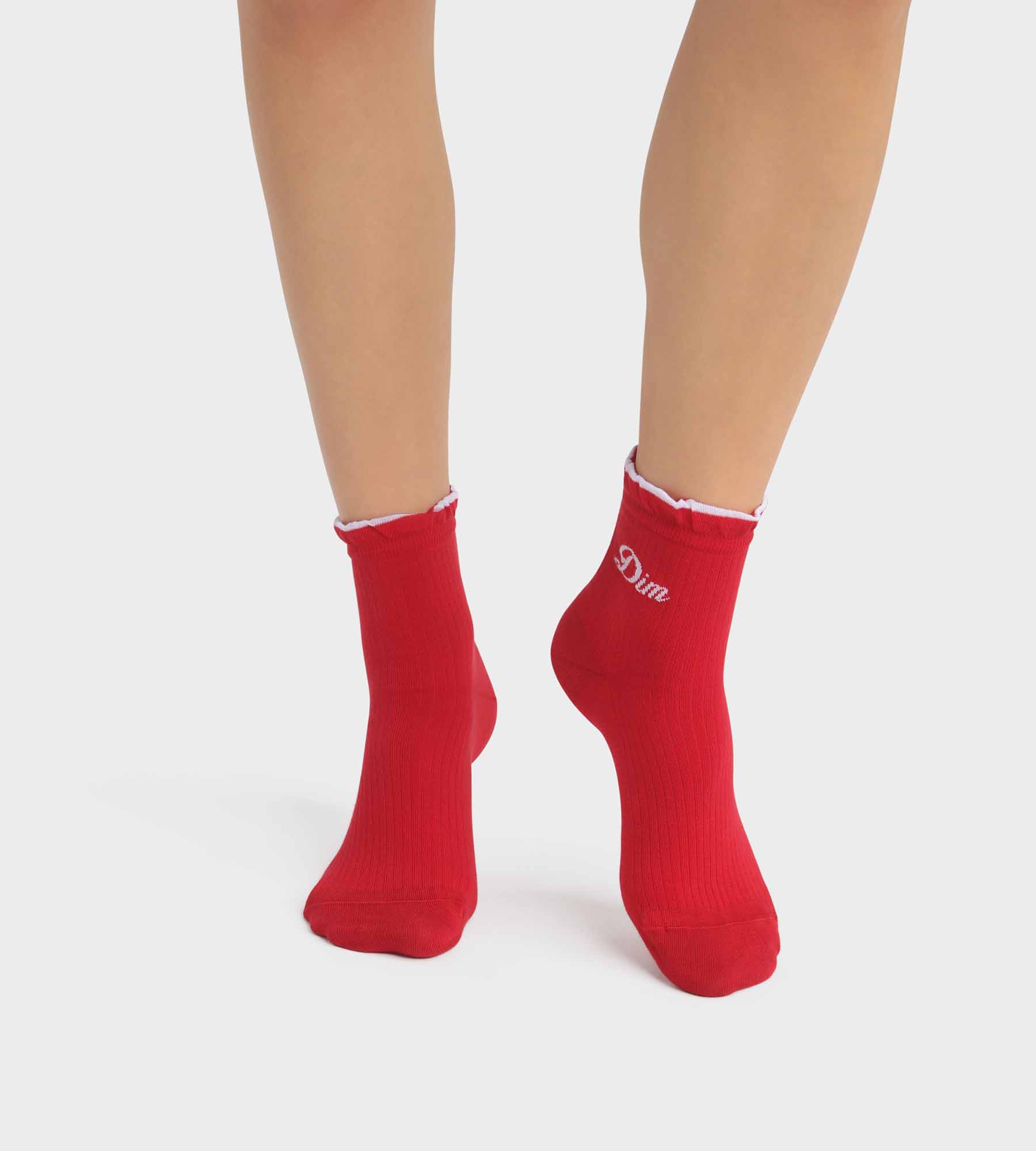 Pack de 2 calcetines tobilleros de mujer invisibles de algodón · Dim · El  Corte Inglés